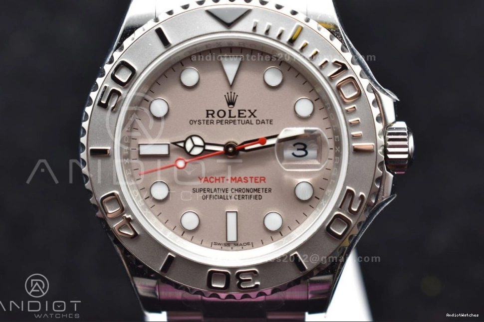 Yacht-Master A 1208 Carnation Bracelet Dial GSF Best SS 1:1 116622 on Edition Effortless 0514